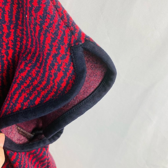 Talbots Red and Blue Striped Short Sleeved Sheath Dress Knee-Length Size 16 - Picture 5 of 10